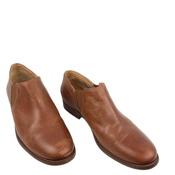 L.L. BEAN Westport Brown Leather Chelsea Slip On Booties - Picture 9 of 11